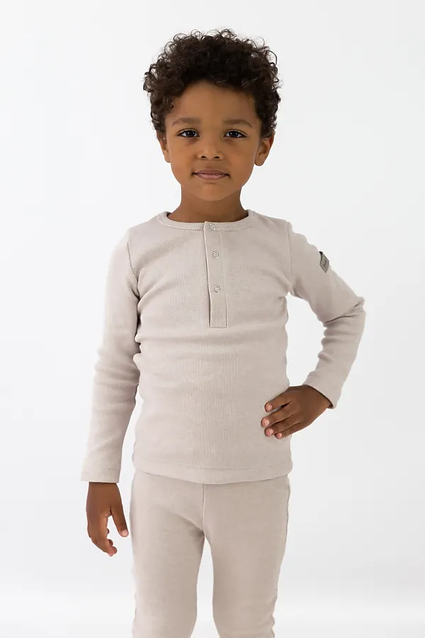 Лонгслив BABY BOOM, серо-бежевый - фото 2