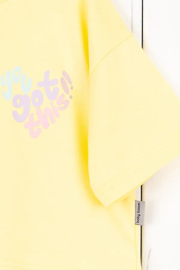 Футболка BABY BOOM, банановый мусс - фото 2