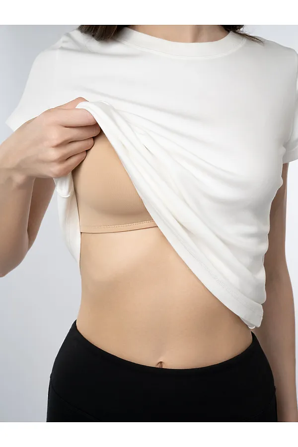 Бюстгальтер INDEFINI, бежевый - фото 2