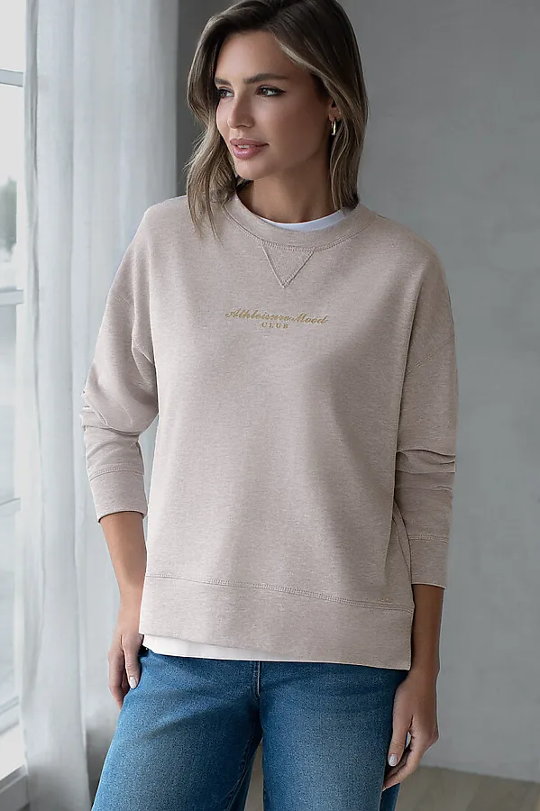 Свитшот VILATTE, св.кофейный меланж_athleisure mood - фото 2