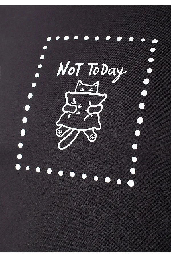 Футболка VILATTE, черный_not today - фото 2