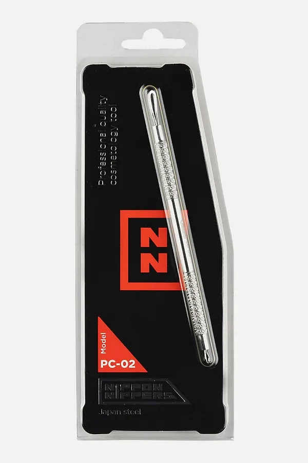 Nippon Nippers Петля косметологическая / PC-02, ручная заточка, 124 мм KRISTALLER, серебристый - фото 2