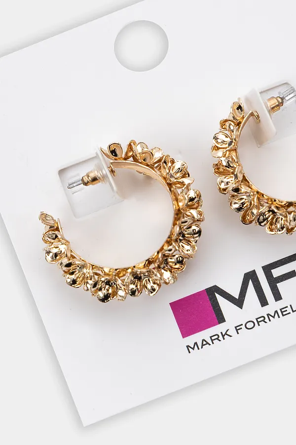 Серьги MARK FORMELLE, золото - фото 2