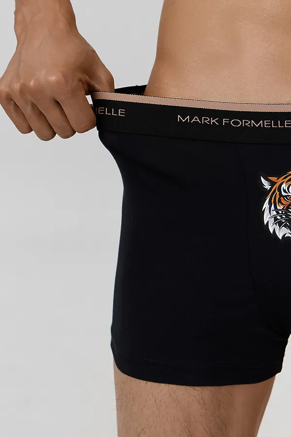 Трусы MARK FORMELLE, черный +печать - фото 2