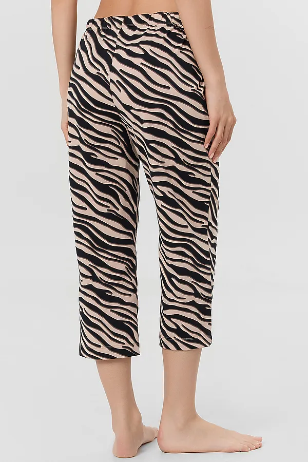 Бриджи MARK FORMELLE, зебра на холодном бежевом - фото 2