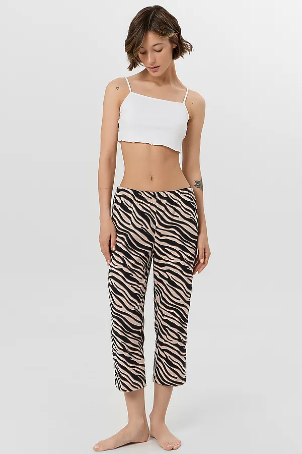 Бриджи MARK FORMELLE, зебра на холодном бежевом - фото 2