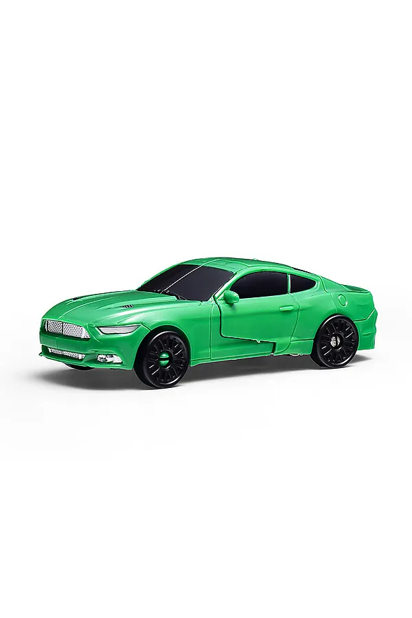 Робот "Автоскорость №2" трансформирующийся, в коробке URAL TOYS, зелёный - фото 2