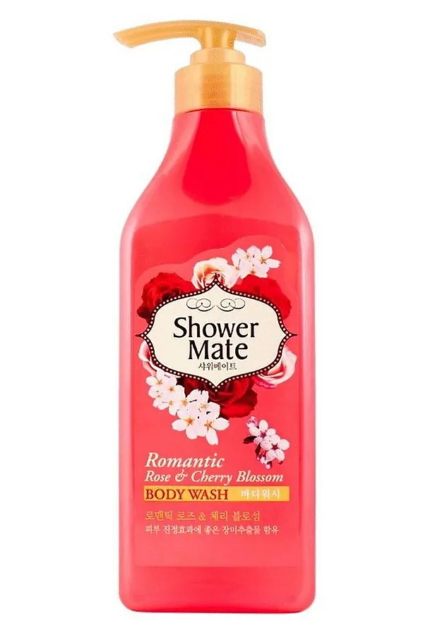 KeraSys Гель для душа роза и вишневый цвет / Shower Mate Romantic Rose & Cherry Blossom, 550 мл KRISTALLER, роза и вишневый цвет - фото 2