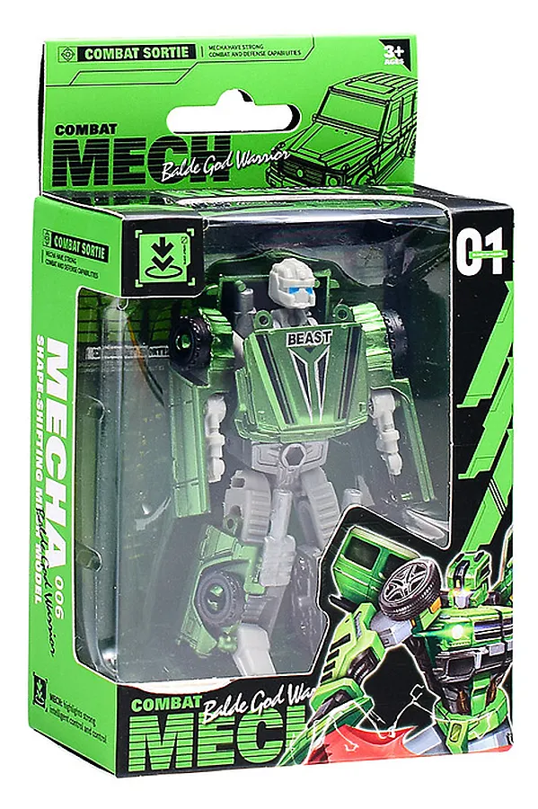Робот "Авто бой" трансформирующийся, в коробке URAL TOYS, в ассортименте - фото 2