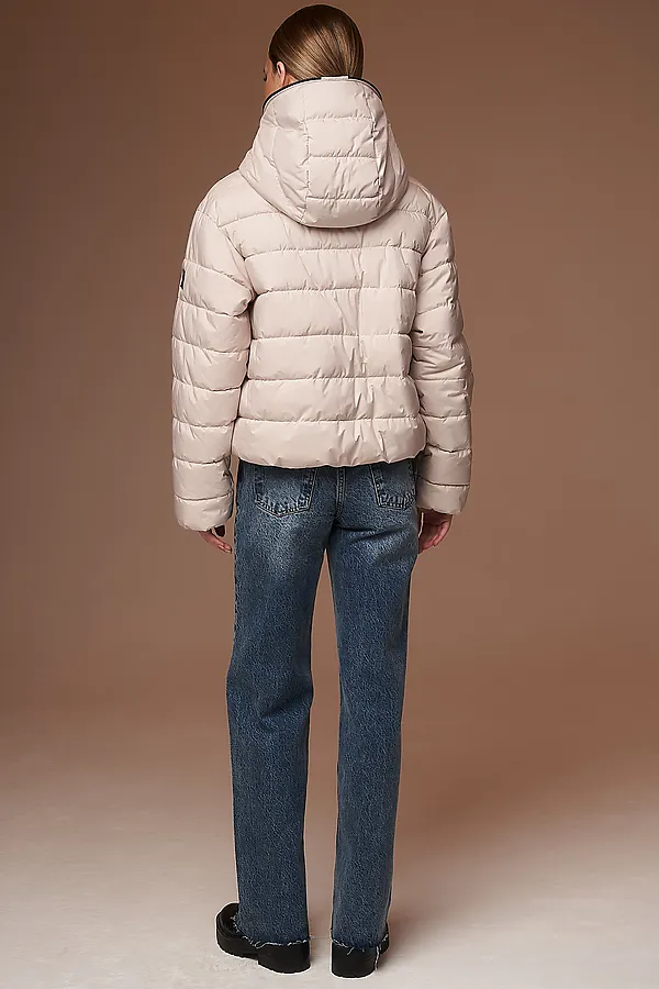 Пуховик HOOPS, светло-бежевый - фото 2