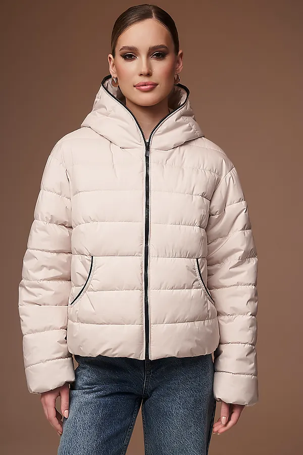 Пуховик HOOPS, светло-бежевый - фото 2