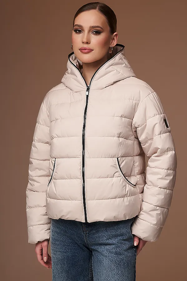 Пуховик HOOPS, светло-бежевый - фото 2