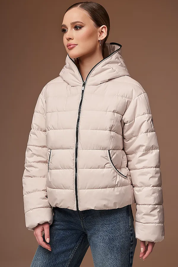 Пуховик HOOPS, светло-бежевый - фото 2