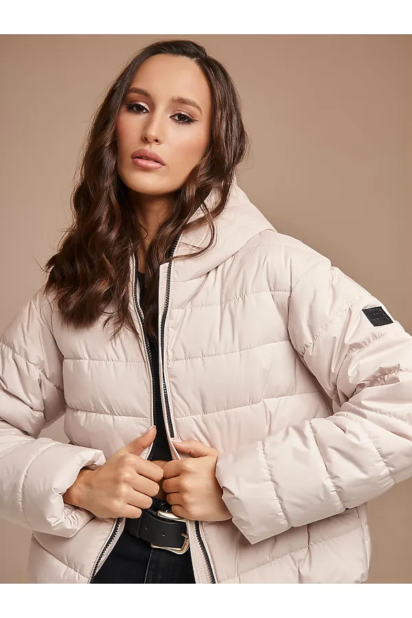 Пуховик HOOPS, светло-бежевый - фото 2