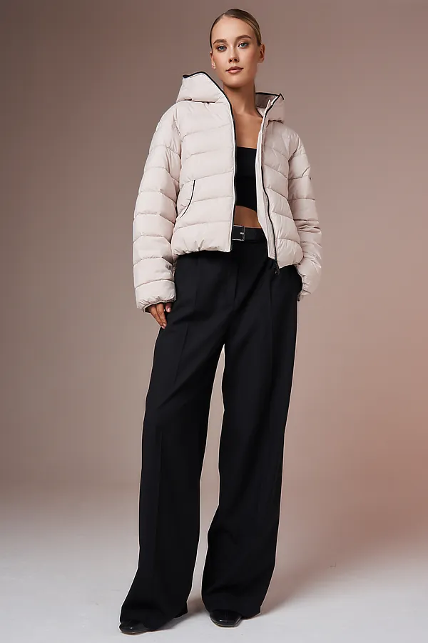 Пуховик HOOPS, светло-бежевый - фото 2