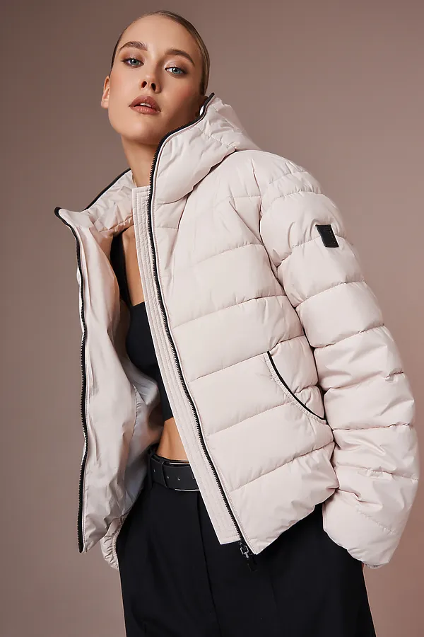 Пуховик HOOPS, светло-бежевый - фото 2