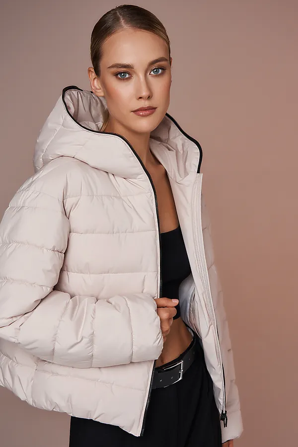 Пуховик HOOPS, светло-бежевый - фото 2