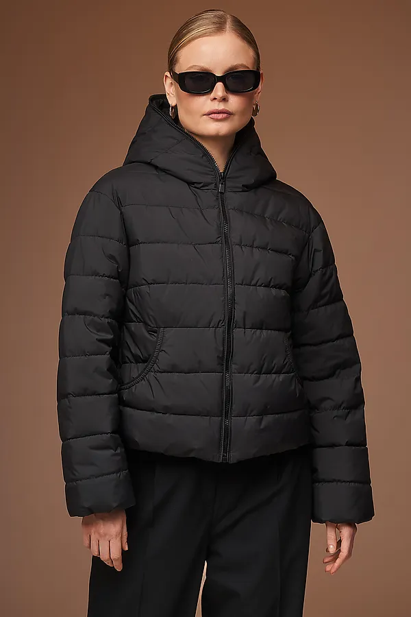 Пуховик HOOPS, черный - фото 2