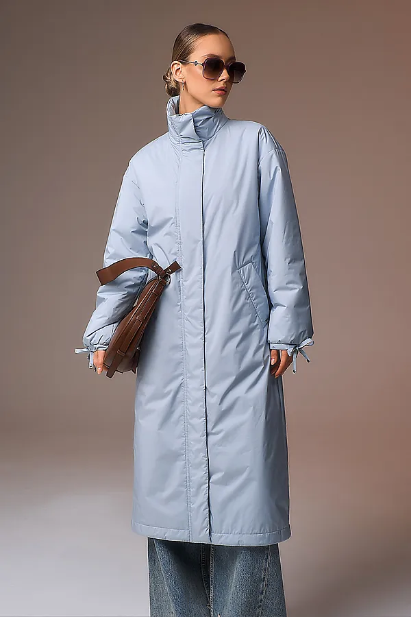 Плащ HOOPS, серо-голубой - фото 2