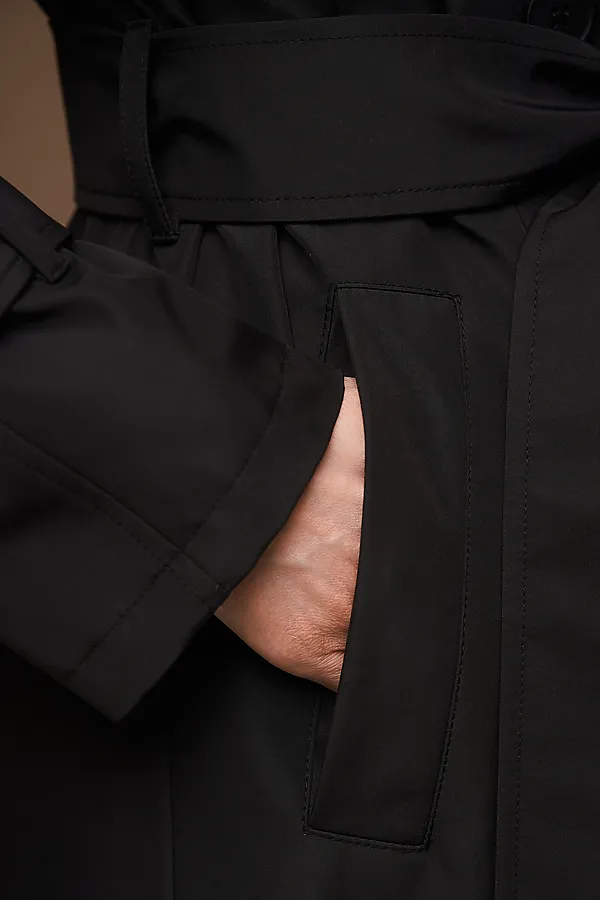 Плащ HOOPS, черный - фото 2