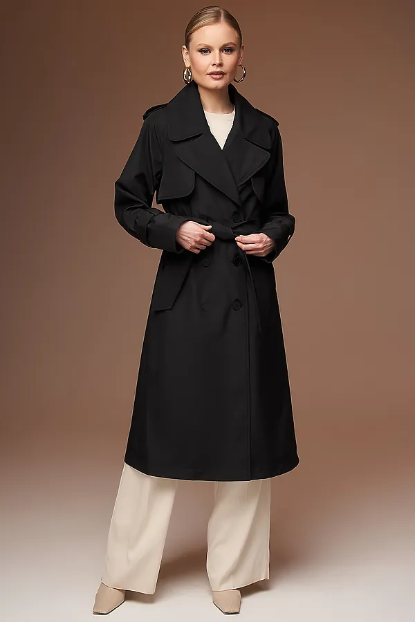 Плащ HOOPS, черный - фото 2