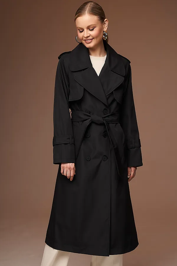 Плащ HOOPS, черный - фото 2