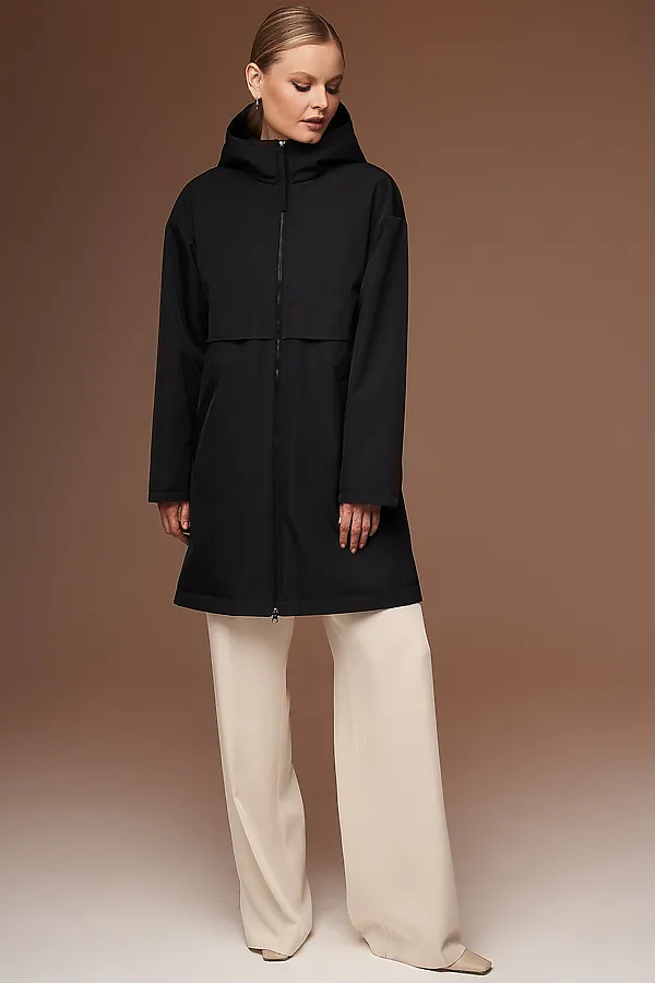 Плащ HOOPS, черный - фото 2