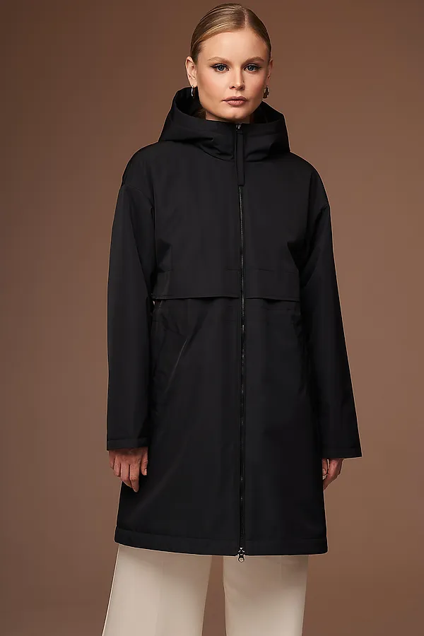 Плащ HOOPS, черный - фото 2