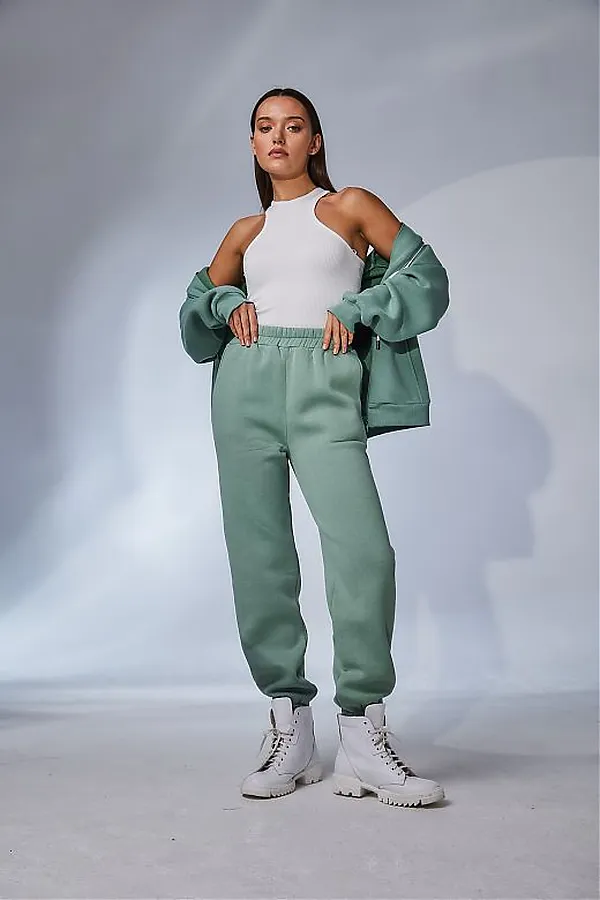 Брюки джоггеры HOOPS, мята - фото 2