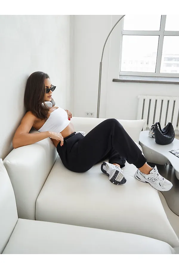 Брюки HOOPS, черный - фото 2