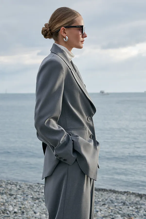 Пиджак HOOPS, темно-серый - фото 2