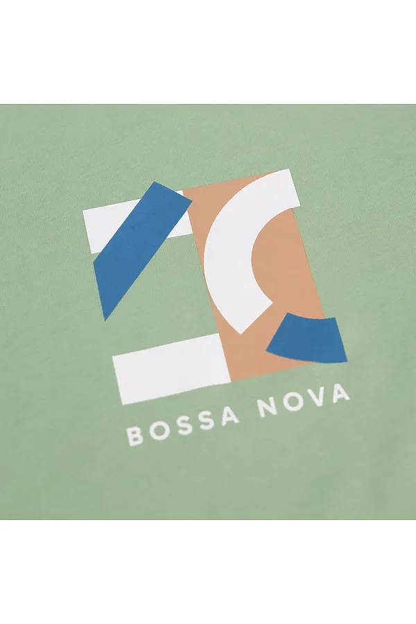 Пижама BOSSA NOVA, молочный/зелёный - фото 2