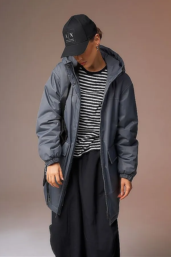 Плащ HOOPS, графит - фото 2