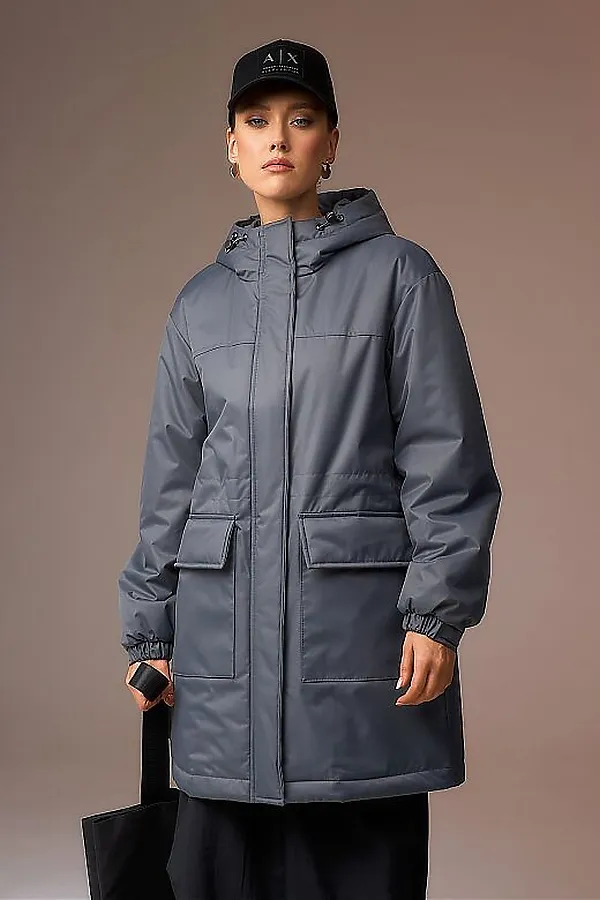 Плащ HOOPS, графит - фото 2