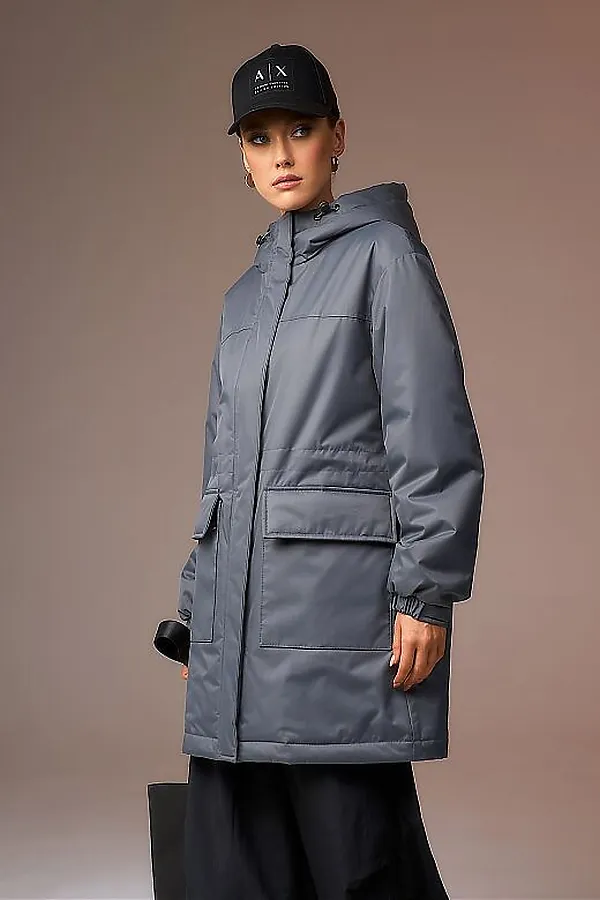 Плащ HOOPS, графит - фото 2