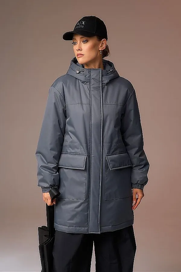 Плащ HOOPS, графит - фото 2