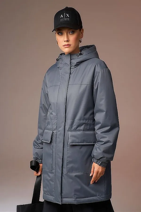 Плащ HOOPS, графит - фото 2