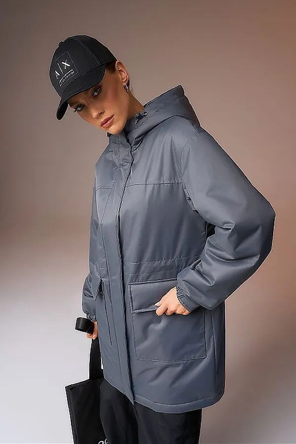 Плащ HOOPS, графит - фото 2