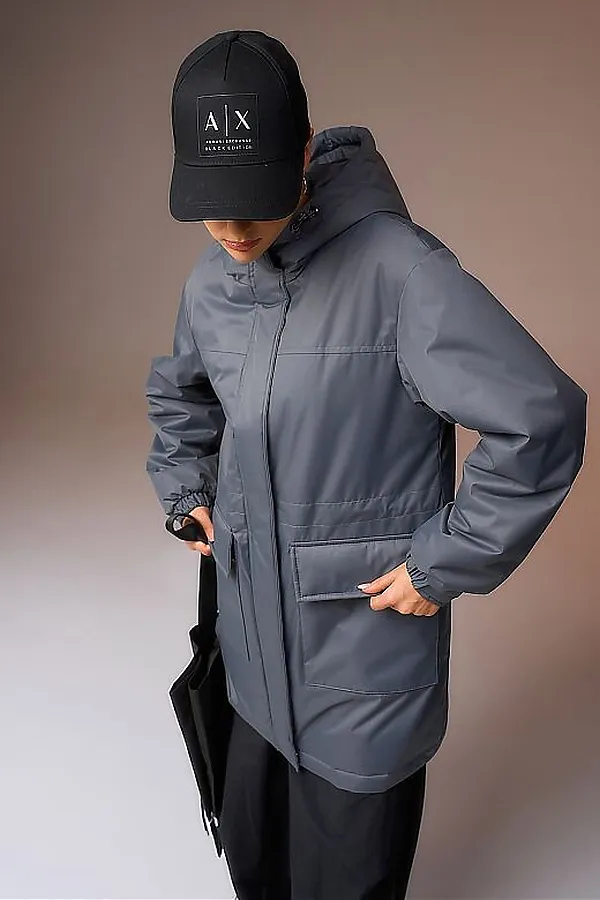 Плащ HOOPS, графит - фото 2