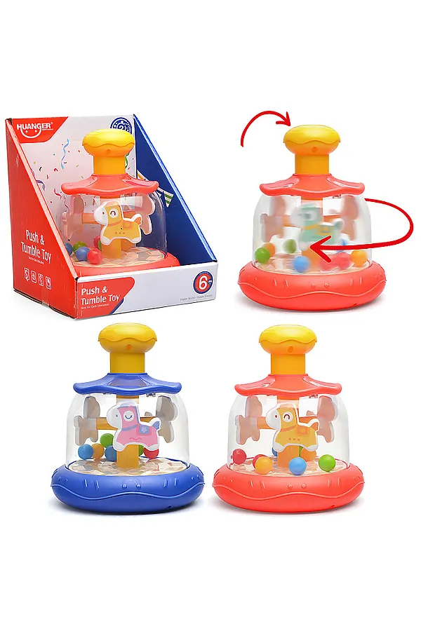Юла "Веселая аттракцион" в коробке URAL TOYS, мультиколор - фото 2