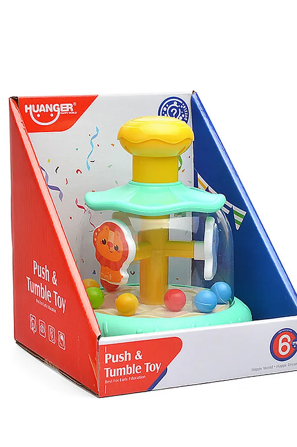 Юла "Веселая карусель" в коробке URAL TOYS, мультиколор - фото 2