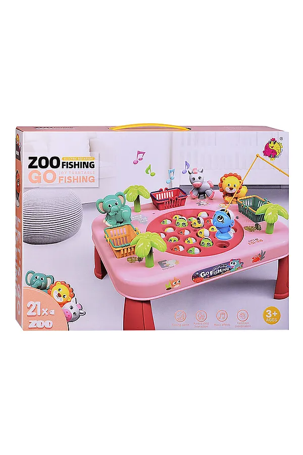 Набор рыбалка 7732B "Веселые животные" в коробке URAL TOYS, в ассортименте - фото 2
