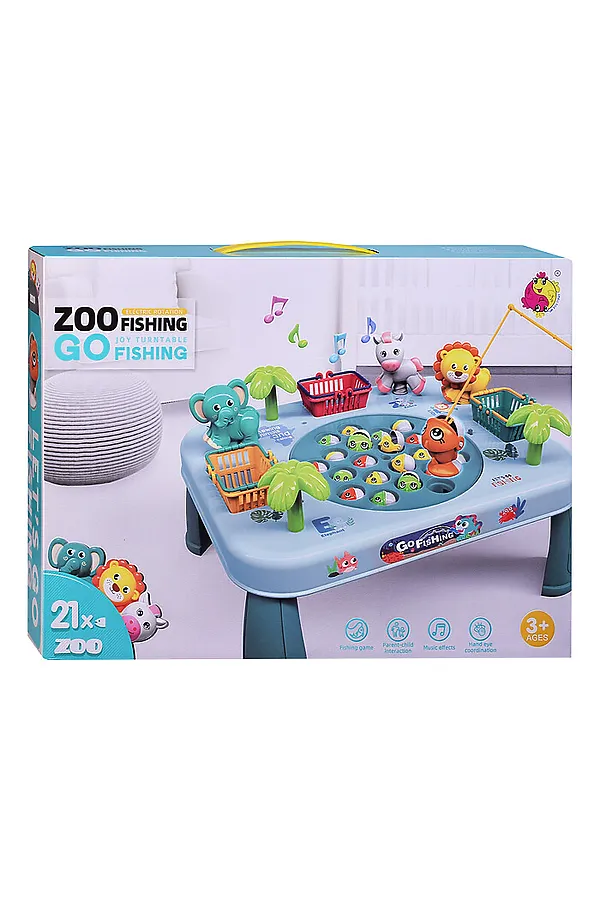 Набор рыбалка 7732B "Веселые животные" в коробке URAL TOYS, в ассортименте - фото 2