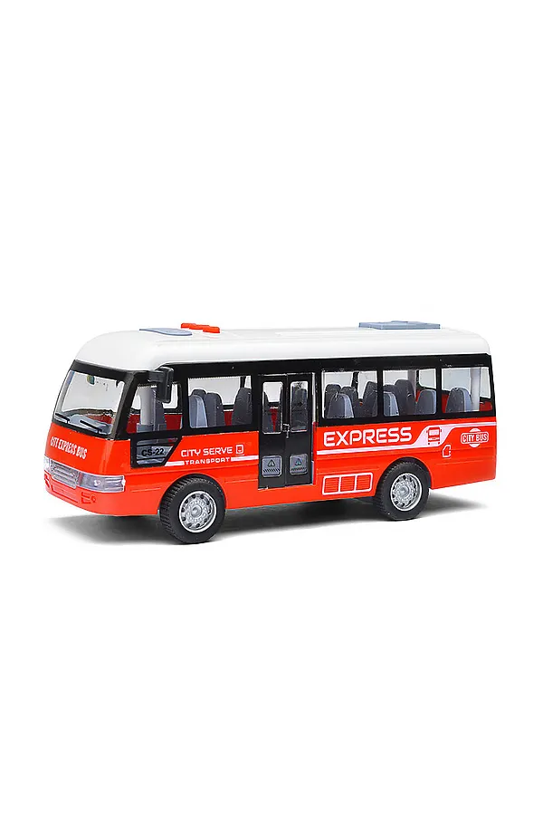 Машина "Автобус" на батарейках, в коробке URAL TOYS, в ассортименте - фото 2