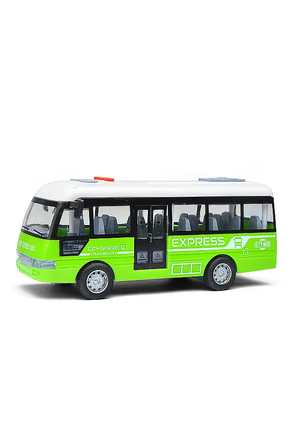 Машина "Автобус" на батарейках, в коробке URAL TOYS, в ассортименте - фото 2