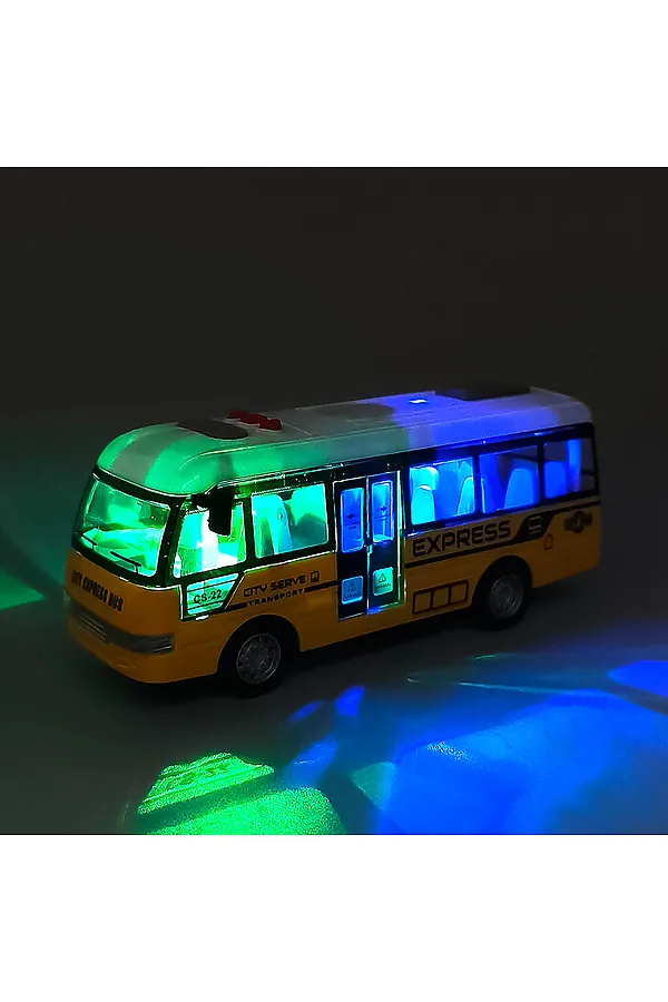 Машина "Автобус" на батарейках, в коробке URAL TOYS, в ассортименте - фото 2