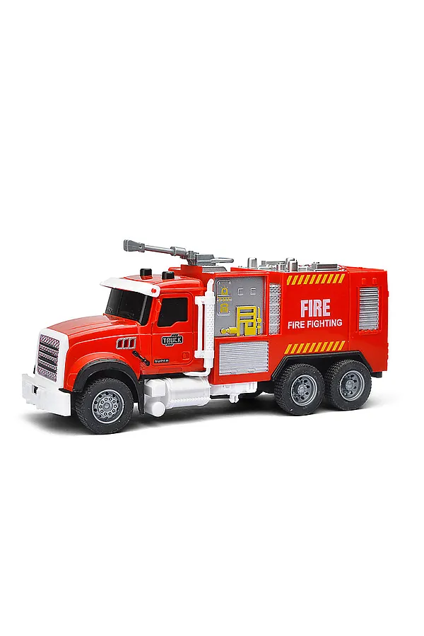 Машина "Пожарная машина" (свет, звук, спрей) в коробке URAL TOYS, в ассортименте - фото 2