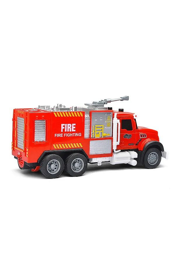 Машина "Пожарная машина" (свет, звук, спрей) в коробке URAL TOYS, в ассортименте - фото 2