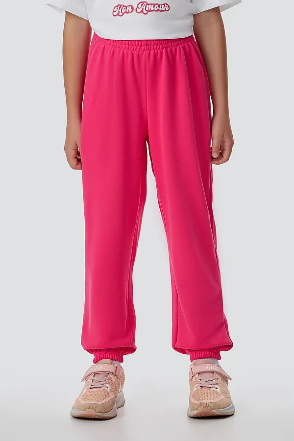 Комплект (Толстовка+Брюки+Футболка) MARK FORMELLE, бантики на розовом +маджента +белый - фото 2