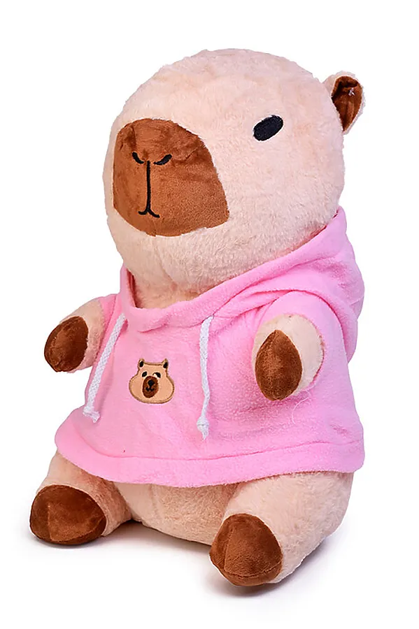 Мягкая игрушка "Капибара" с пледом URAL TOYS, в ассортименте - фото 2